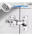 10X Quality Full Overlay 35mm Soft Close Hinges Kitchen Cabinet Cupboard Door UK