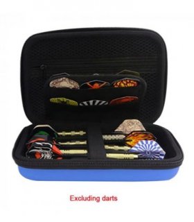 Dart Storage Bag Dart Case Portable Travel Dart Holder for 6 Darts-Blue
