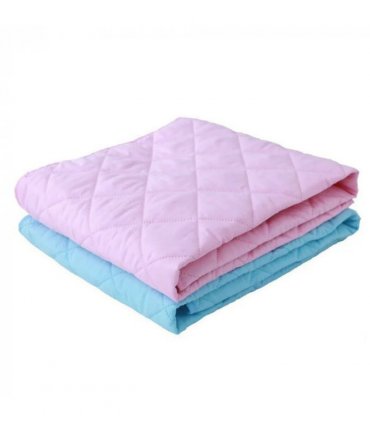Washable Absorbent Incontinence Bed Pads Mats Sheet Mattress Reusable Protector-Blue 70*120cm