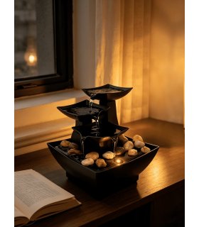 Battery Operated Water Fountain with Light