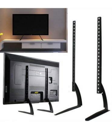 27"-65" Universal Table Top TV Stand Base LCD LED VESA Pedestal Mount Bracket UK