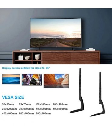 27"-65" Universal Table Top TV Stand Base LCD LED VESA Pedestal Mount Bracket UK