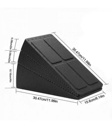 3x Slant Wedge Boards Block for Yoga, Squats, Gym Exercise, Stretching & Fitness