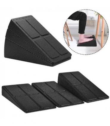 3x Slant Wedge Boards Block for Yoga, Squats, Gym Exercise, Stretching & Fitness