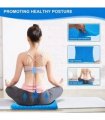 Honeycomb Breathable Gel Seat Cushion Cooling Double Thick Sitting Pad Mat Blue