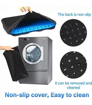 Honeycomb Breathable Gel Seat Cushion Cooling Double Thick Sitting Pad Mat Blue
