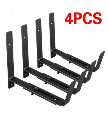 4 PCS Adjustable Window Planter Box Brackets Universal Window Box Holder