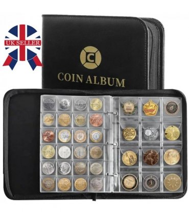 420 ALBUM COIN BOOK MONEY COLLECTING COLLECTION PENNY STORAGE CASE HOLDER FOLDER
