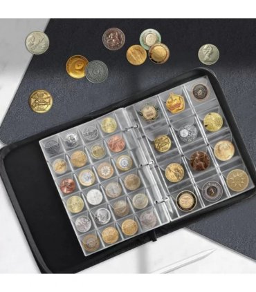420 ALBUM COIN BOOK MONEY COLLECTING COLLECTION PENNY STORAGE CASE HOLDER FOLDER