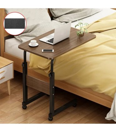 Height Adjustable Mobile Over Bed Table Hospital Overbed Aid Desk Laptop Tray