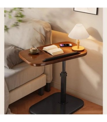 C-Shaped Adjustable Sofa Side End Table Coffee Laptop Table Living Room Bedroom