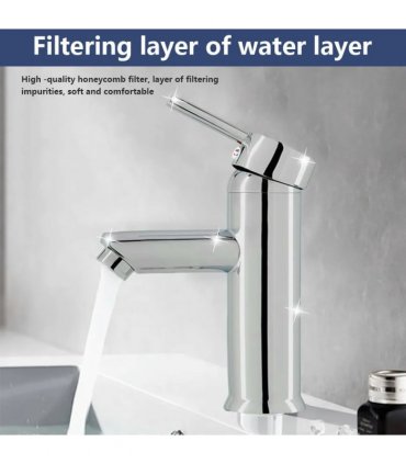 Cisivis Cloakroom Modern Bathroom Basin Sink Mono Chrome Mixer Tap Waste New