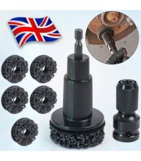 Wheel Hub & Brake surfaces Cleaner with hexagonal drives Wheel Hub Resurfacing