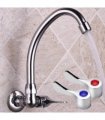 2Sets Faucet Handle And Turn Tap G1/2 Handle Knob Lever Taps Tops Valves Kits f