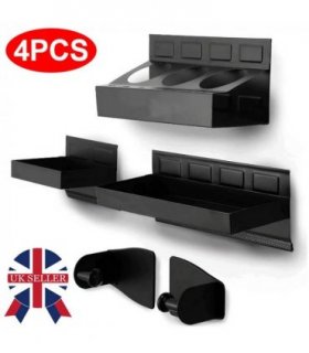4Pc Magnetic Toolbox Tray Set Tool Box Cabinet Side Shelf Storage Van Workshop