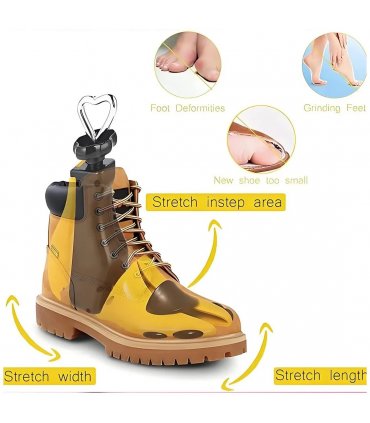 Boot Shoe Stretcher for Men, Shoe Tree Expander Women Stretch Width, Adjustable-yellow