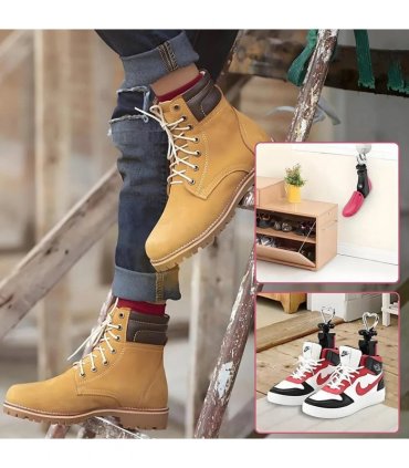 Boot Shoe Stretcher for Men, Shoe Tree Expander Women Stretch Width, Adjustable-yellow