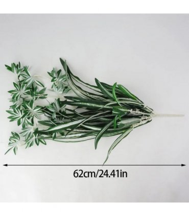 Hanging Artificial Flowers Spider Plant Chlorophytum Greenery Office Home Decor