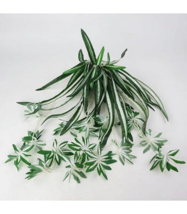 Hanging Artificial Flowers Spider Plant Chlorophytum Greenery Office Home Decor