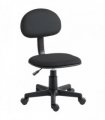HOMCOM Small Armless Office Chair - Black