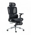 HOMCOM Ergonomic Office Chair, High Back Mesh Desk Chair, Black