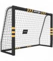 SPORTNOW Football Goal, 8 x 5ft Portable Football Net with EPE Foam Padding, PVC Tube Covers Ground Stakes and Metal Frame
