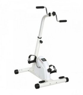 SPORTNOW Seated Pedal Exerciser with Dual Massage and Adjustable Height
