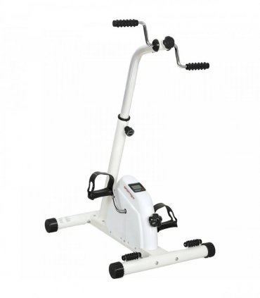 SPORTNOW Seated Pedal Exerciser with Dual Massage and Adjustable Height