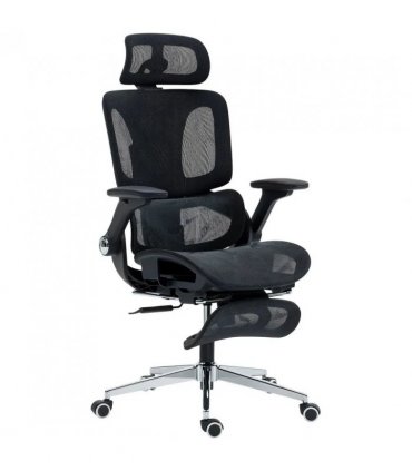 HOMCOM Ergonomic Office Chair, High Back Mesh Desk Chair, Black