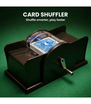 SPORTNOW 500-Piece Poker Chips Set with Card Shuffler, Card Shoe, Case, Casino Texas Holdem Poker Set with Mat, Silver Tone