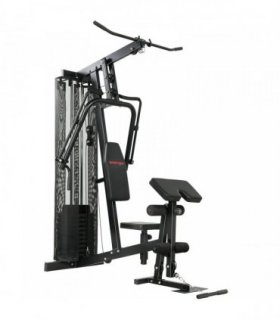 SPORTNOW Multi Gym with Adjustable Seat and Back, All in One Home Gym Machine with 45kg Weight Stack for Full Body Strength Training