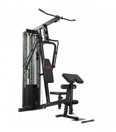 SPORTNOW Multi Gym with Adjustable Seat and Back, All in One Home Gym Machine with 45kg Weight Stack for Full Body Strength Training