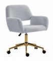 HOMCOM Faux Fur Rabbit Chair - Grey