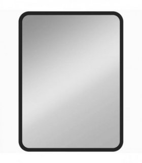 HOMCOM Rectangular Wall Mirror with HD Glass - Black