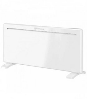 HOMCOM Smart Panel Heater Wall Mounted/Freestanding, Electric Heater with Weekly Timer, Open Window & Anti-Frost, 2000W, White