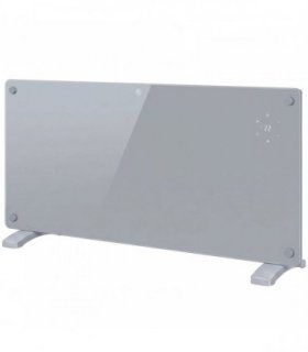 HOMCOM 2000W Smart Panel Heater Wall Mounted & Freestanding, Electric Heater with Weekly Timer, Open Window & Anti-Frost, Grey
