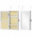 HOMCOM Jewelry Cabinet, Jewelry Storage Cabinet with Mirror, White