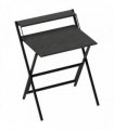 HOMCOM 70 cm Folding Computer Desk with Monitor Shelf - Black