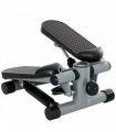 SPORTNOW Mini Stepper, Compact Step Machine Exerciser for Home Workouts, with Resistance Bands, LCD Monitor, Non-Slip Pedals
