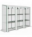 Outsunny 46 x 215cm Nine-Shelf Greenhouse