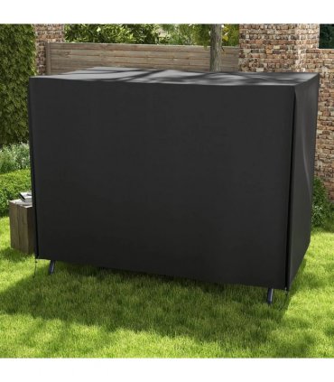 Outsunny 205 x 124cm Three-Seater Swing Chair Protective Cover Black