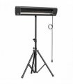 Outsunny 2500 W Electric Infrared Patio Heater, IP65 Outdoor Garden Heater with Tripod, 3 Heat Settings, 24H Timer, Black