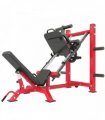 SPORTNOW Leg Press Machine with Wheels and Calf Block, Adjustable Squat Machine for Home Gym, 455KG Capacity