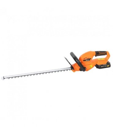 Outsunny 20" Cordless Hedge Trimmer, 18V Electric Hedge Cutter with 51cm Dual Action Blade, 2000mAh Battery and Charger