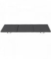 HOMCOM Gymnastics Mat, Tri-Fold Crash Exercise Pad, 6FT 2" Thick Foldable Workout Mat with Handles for Home Training, Grey
