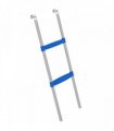 SPORTNOW Trampoline Ladder, 2-Steps with Horizontal Wide Steps, Universal Hook, Galvanised Steel Frame, 150kg Load Capacity
