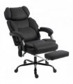 HOMCOM High Back Vibration Massage Office Chair Heated Reclining Computer Chair w/ Adjustable Height, Swivel Wheels, Black
