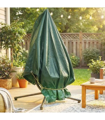 Outsunny 3 x 4m Waterproof Tarpaulin, 90GSM Tear-Resistant PE Tarp with Reinforced Grommets, UV Protected Cover