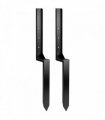 Outsunny 2 Pack Fence Post Repair Kit, 81 cm Metal Fence Post Support with Drill, Garden Ground Spikes for Broken Gate, Posts