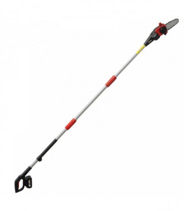 Outsunny 18V 8" Cordless Pole Chainsaw, 1.94m/2.56m Electric Chainsaw with 2 x 4.0Ah Batteries, Charger, Auto Lubrication